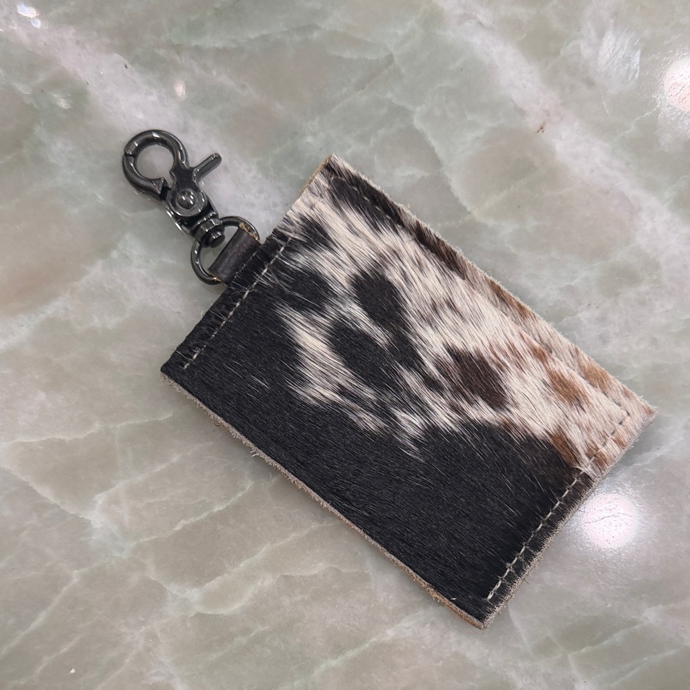 HAIR ON HIDE Keychain Card Holder